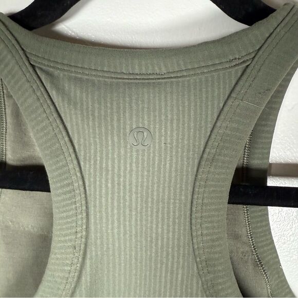 Lululemon Blissful Bend Tank Top Olive Green Size 2 - Picture 10 of 13